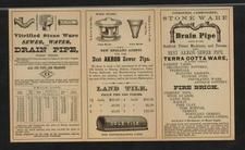 George D. Goodrich & Co. - Pipes ect - Reverse, Perkins Collection 1850 to 1900 Advertising Cards